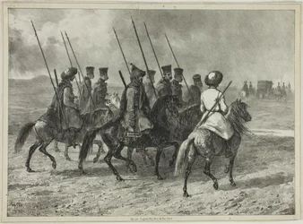 Kasakkojen saattaja Kubanin rajalle, Taman (Keski-Venäjä), 11. lokakuuta 1837
