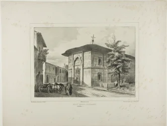 Kreikkalainen kirkko, Bukarest, Valakia, 15. heinäkuuta 1837.