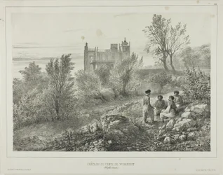 Kreivi Woronzoffin linna, Aloupka, Krim, 12. elokuuta 1837.