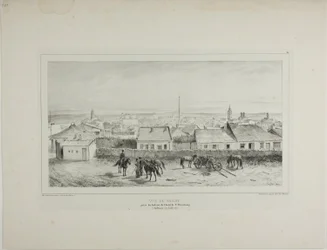 Näkymä Yassyyn Pietari-hotellin parvekkeelta, Moldavia, 19. heinäkuuta 1837.