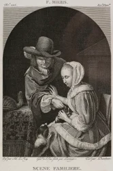 Denis-Sébastien Leroy, Lerouge ja Dambrun - tuttavallinen kohtaus, Frans van Mieris vanhemman mukaan - 1802-1815