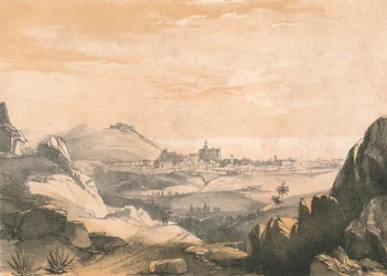 "Malaga, Ermitasista", 1850.