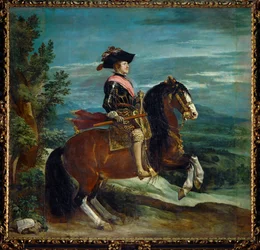 Kuningas Felipe IV:n ratsumuotokuva (maalaus kankaalle)