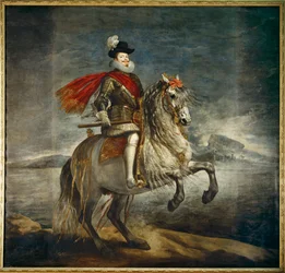 Felipe III, Espanjan kuningas hevosen selässä (maalaus kankaalle)