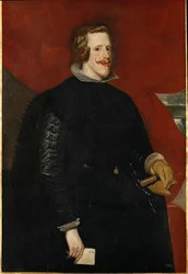 Philip IV, Espanjan kuningas, kuningas Philip III:n ja arkkiherttuatar Maria Annan poika ... (maalaus kankaalle)