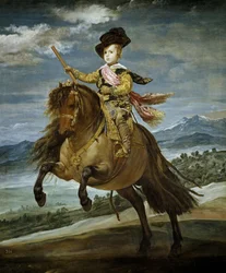Prinssi Balthasar Carlosin (Balthazar-Charles Espanjan tai Itävallan) ratsastusmuotokuva