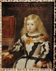 Muotokuva Espanjan kuninkaan Felipe IV:n tyttärestä, infanta Margarita Teresasta ...