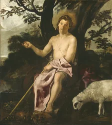 Pyhä Johannes Kastaja erämaassa, noin 1622