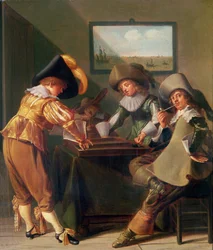 Backgammon-pelaajat, 1600-luku