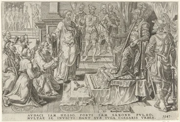 Kuuden saksalaisen kaupungin alistaminen 1547 Kaarle V:n voitot (sarjan nimi) Divi Caroli. v. imp. valita. max. victoriae, ex multis praecipuae (sarjan nimi)