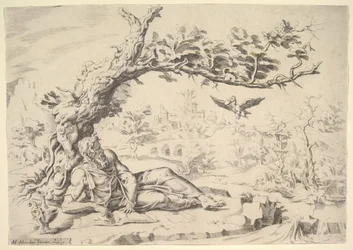 Ravensin ruokkima Elia, 1549.