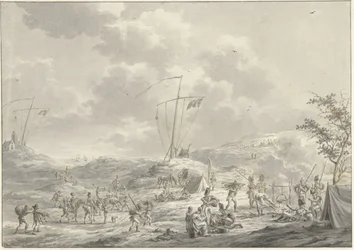 Venäjän armeijan leiri Callantsoogissa vuonna 1799
