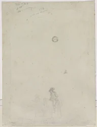 Luonnos talonpoikiasta suihkulähteellä, 1784.