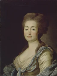 Muotokuva Anna Dorothea Louise Schmidtistä, os. Baroness Klossen, n. 1785
