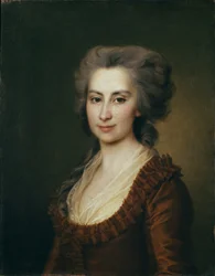 Kreivitär Praskovja Vorontsovan muotokuva 1749-1797, 1790-luvun alku