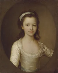 Kreivitär Jekaterina Artemjevna Vorontsovan (1780-1836) muotokuva lapsena, 1780-luvun loppu