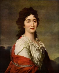 Anna Stepanovna Protosovan muotokuva, 1800, 1965.