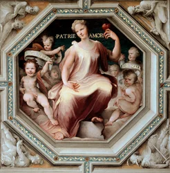 Rakkaus maata kohtaan. Domenico Beccafumin (1486-1551) maalaus