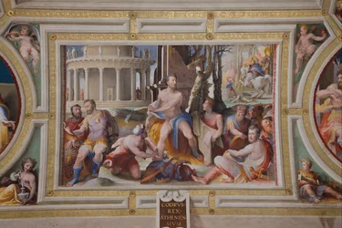Ateenan kuninkaan, kreikkalaisten ja roomalaisten sankarien julkisten hyveiden Coduksen uhri, 1529-1535
