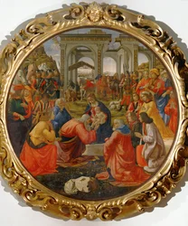Maagien palvominen (tempera puulle)