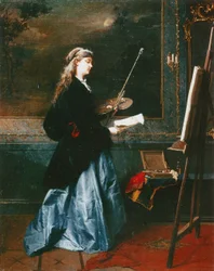 Taidemaalari, 1864