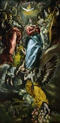Neitsyen tahraton sikiäminen, n. 1608-1610.