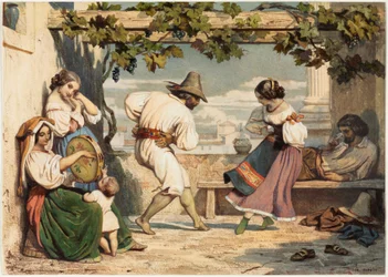 La Saltarelle, n.1800 (akvarelli ja guassi)