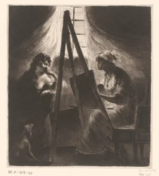 Elisabeth Vigée-Le Brun esittää naista
