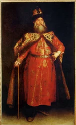 Venäjän suurlähettiläs Peter Ivanovich Potemkin (maalaus kankaalle)