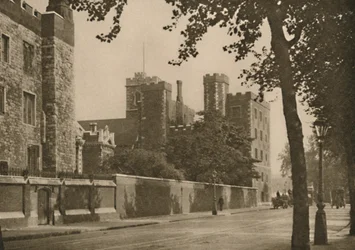 Lambeth Palace, Canterburyn arkkipiispojen asuinpaikka seitsemän vuosisataa, n. 1935.