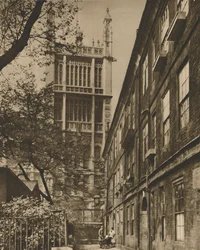 Pinnacled Tower of the Records Office, Cliffords Inn, vuodelta 1935.