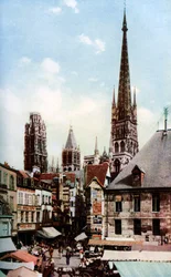 Rouenin katedraali, Normandia, Ranska, 1930-luku