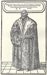 Puolan ja Venäjän suurlähettilään paroni Sigmund von Herbersteinin muotokuva, 1559