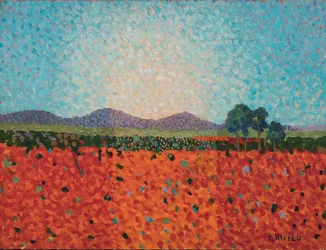 Unikkopelto, n. 1983 tai 1988 (öljy pahville)