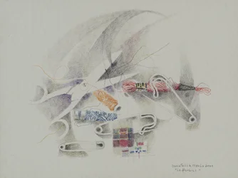 Sakset, 2000 (värikynät paperille)