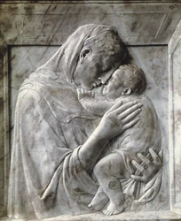 Pazzi Madonna (Neitsyt ja lapsi), c1417-18 (marmori)