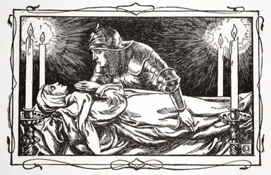 "Found the Queen Dead", 1905.