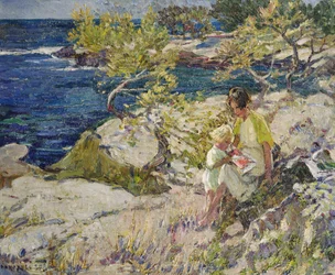 On the Rocks (öljy kankaalle)