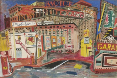 Boston (akvarelli paperille)