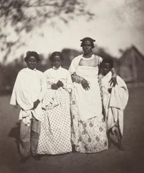 Madagascanan nainen ja hänen lapsensa Madagascanin nainen ja hänen lapsensa Levy 3, 1863.