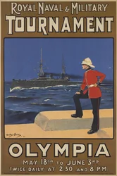 Juliste Royal Naval and Military Tournament, 1910