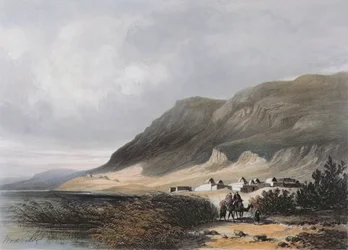 El-Mejdel (Magdala), kaiverrus Jean Jacottet (1806-n. 1843);