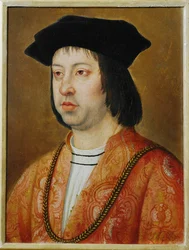 Aragonian kuningas Ferdinand II ... (öljy puulle)