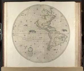 Amerikka, Klencke Atlas, n. 1660 (kaiverrus)