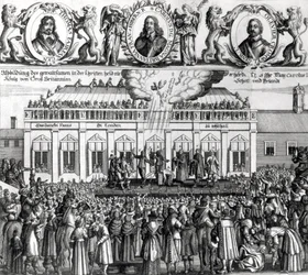 Kuningas Kaarle I:n (1600-49) mestaus, 1649