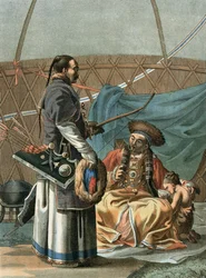 Tatariperhe, taiteilijan kaivertama
