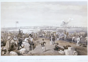"Kertch-retkikunnan poistuminen Kamish Bournoussa", 1855