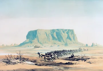 "Vista del mont Barkal", Sudan, 1842-1845 finlandès