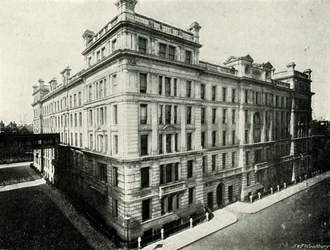 Pääposti - Uusi pohjoisrakennus, c1897