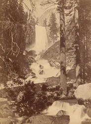 Pi-wy-ack (timanttikataraktio), Vernal Falls, Yosemite Valley, Kalifornia,1867 (kuva)
